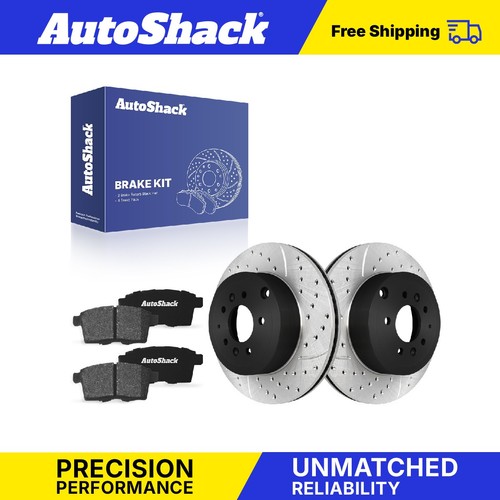 Rear drilled slotted brake - rear,