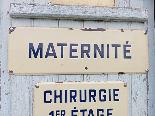 Ancienne plaque emaillee - ancienne,