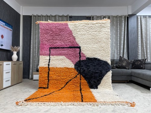Tapis marocain beni ourain - tapis,