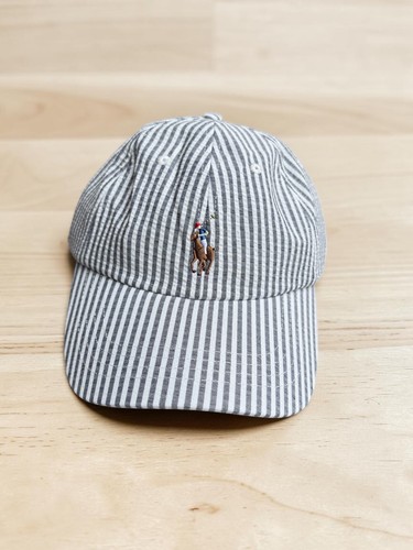 Casquette ralph lauren rayée - casquette,