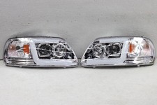 FITS NEW 1997-2003 Ford F150 1997-2002 Expedition LED Tube Projector Headlights
