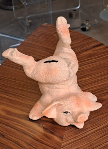 Ancienne tirelire cochon - tirelire, en