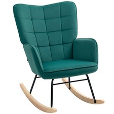HOMCOM Fauteuil à bascule