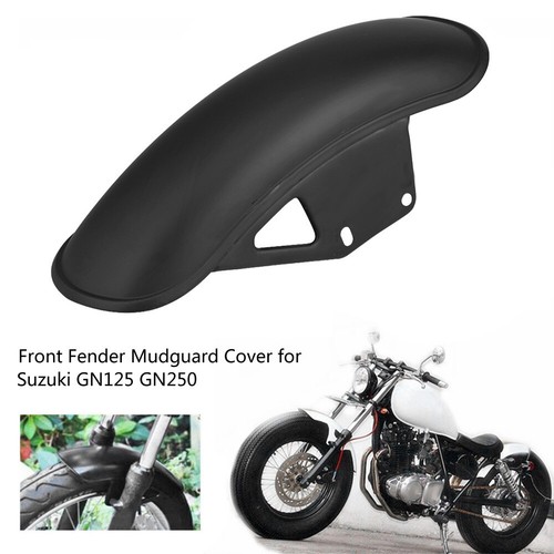 Garde boue avant moto - (noir),