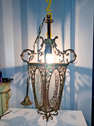 Ancien lustre lanterne - ancien, en