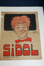 Affiche publicitaire SIDOL
