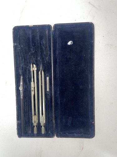 Ancien vintage boite compas - vintage, de
