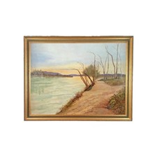 Tableau ancien signé Auguste