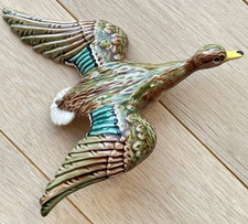 Ancien Canard en Barbotine - A