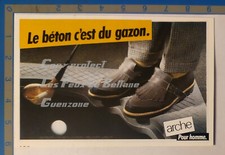 MENS ARCH SHOES GOLF ADVERTISING ADVERT 