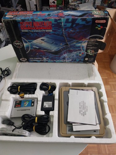 Console super nintendo snes - console,