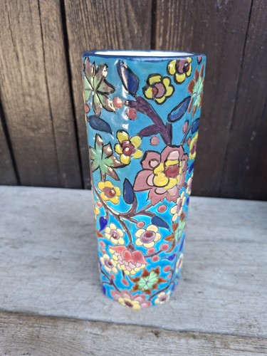 Vase octogonal émaux - octogonal,