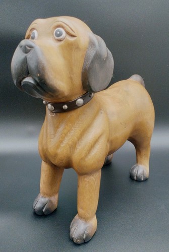 Chien bois sculpté - chien, en