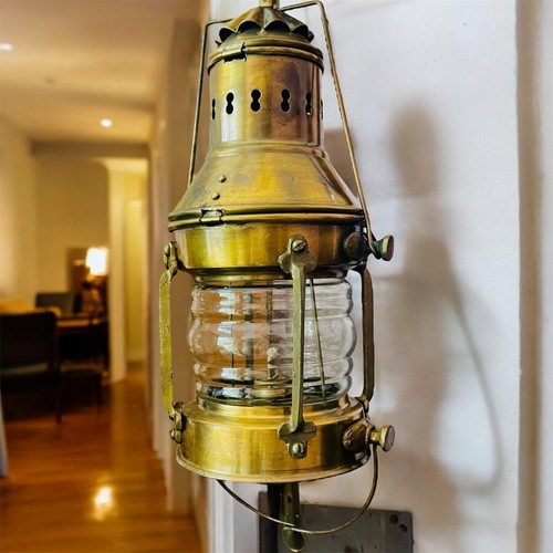 Ancienne lampe pétrole en - lampe,