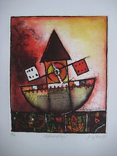 LOISELET ALAIN GRAVURE SIGNÉE