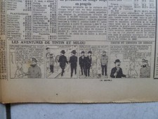 TINTIN / JOURNAL  LE SOIR  NUM  71 /  25  MARS 1943 /  TINTIN  RACKHAM LE ROUGE