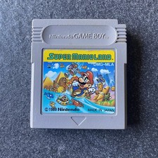 Nintendo Game Boy Super Mario Land 1989 Cartridge Authentic Retro DMG-MLA Japan