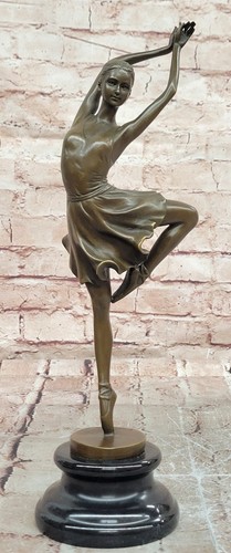Signed cesaro bronze ballerina - signed,