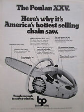 1972 PUB BEAIRD POULAN SHREVEPORT POULAN XXV CHAIN SAW TRUNCATOR ORIGINAL AD