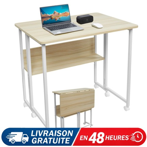 Bureau pliant portable avec - bureau,
