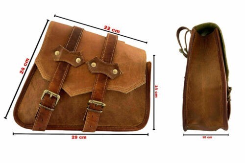 Sacoche selle vintage cuir - de,