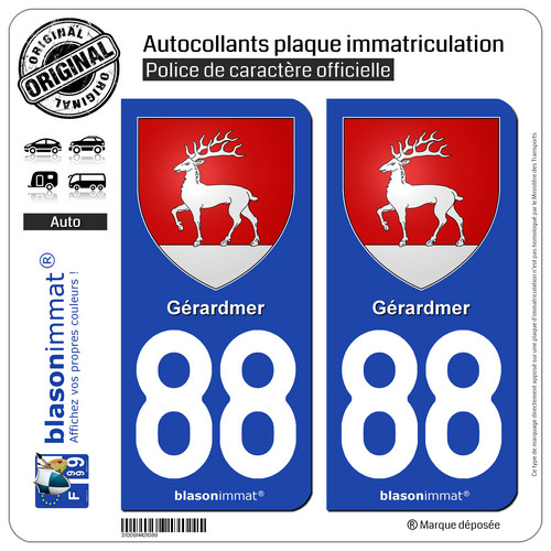 Stickers autocollant plaque - 2,
