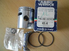 PISTON  POLINI 41,4mm axe de **12mm** pour kit Polini PIAGGIO CIAO **OLD STOCK**