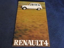 catalogue renault  4L  1981