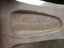 9809687377 jante pour PEUGEOT