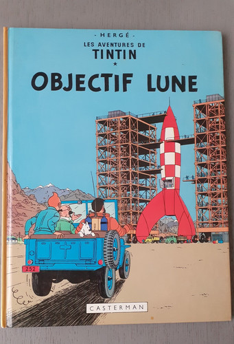 Tintin objectif lune 1977 - tintin, lune-