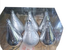 6 boules de Noel en forme de