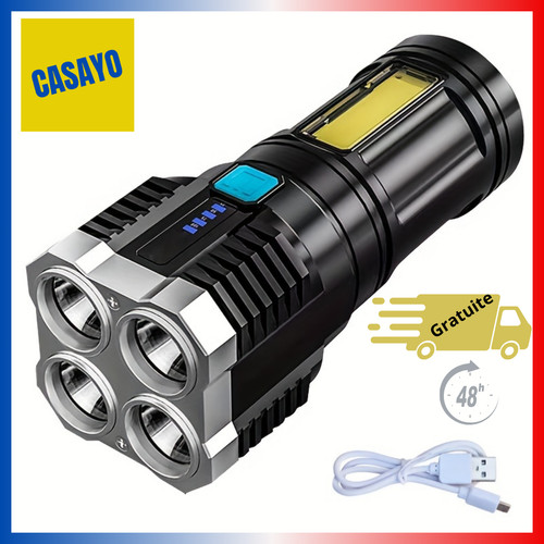 Lampe poche led torche - poche, à
