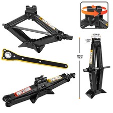 Cric à ciseaux 2T pour voiture, camionnette ou camion, avec clé de garage