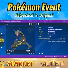 ✨ Shiny Rayquaza ✨Event Nintendo HK ✨ Pokémon Scarlet & Violet ✨ UNTOUCHED