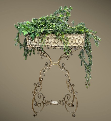 Jardinière sur pieds fer - pieds, en