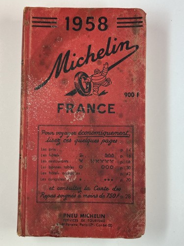 Guide rouge michelin 1958 - ,