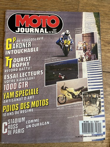 Moto journal 802 essai - moto,