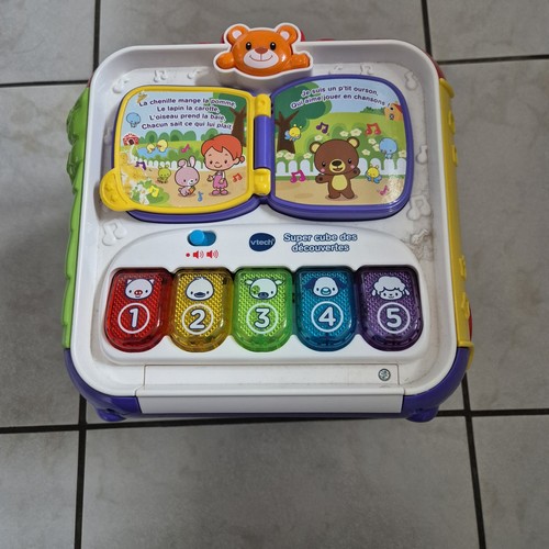 Vtech cube des - des, découvertes