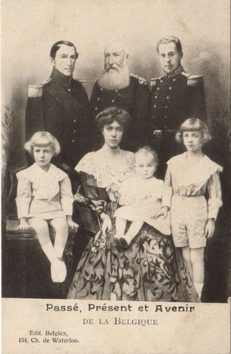 Cpa dynastie belge belgium - dynastie,
