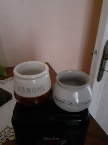 Anciens pot yaourt - 2,