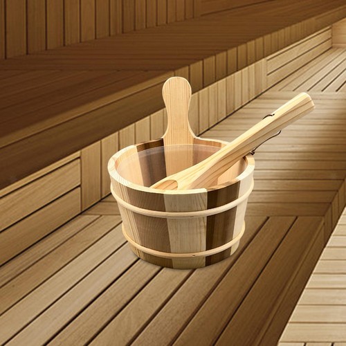 Seau louche sauna - et,