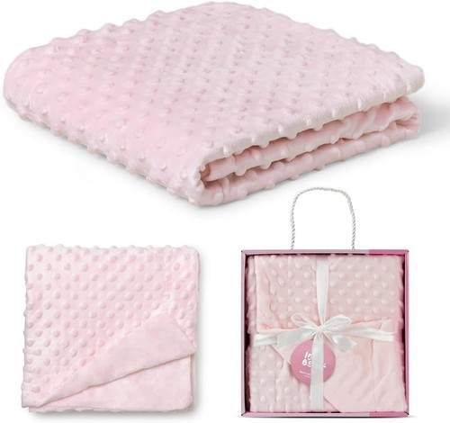 Couverture microfibre rose - couverture,