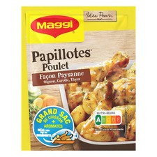 Papillotes poulet façon paysanne MAGGI le sachet de 32 g préparation