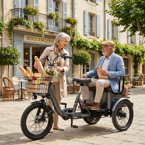 Tricycle électrique pliable - électrique,