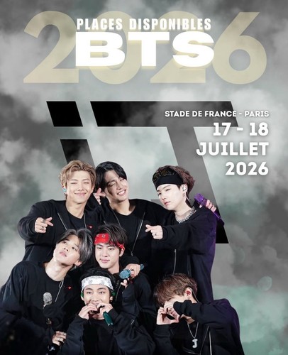 Places concert bts paris - places,