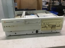 Vtg Packard Bell Legend 100CD Desktop Computer w/5” Floppy Drive Untested Read