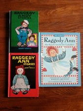 RAGGEDY ANN & ANDY Stories + Got Her Candy Heart Illustrated Jan Palmer Gruelle