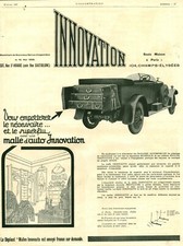 1925 Magazine Innovation Antique Car Trunk Advertising 