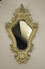Ancien petit miroir en bois
