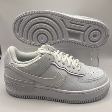 Nike Air Force 1 Low Shadow Triple White Women's Size 9 CI0919-100 New Shoes